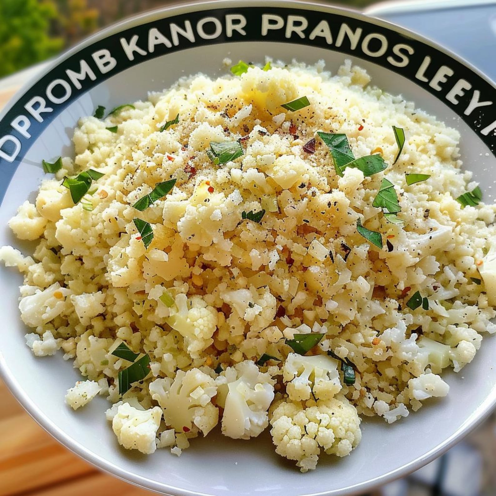 Garlic Parmesan Cauliflower Rice Recipe | Low-carb Side Dish | Instant ...