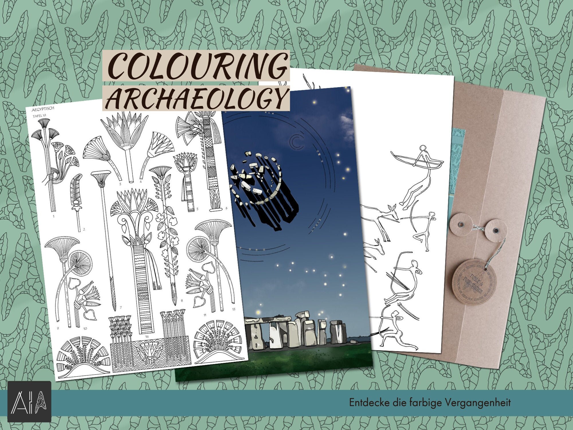 COLOURING ARCHAEOLOGY Discover the Colourful Past image