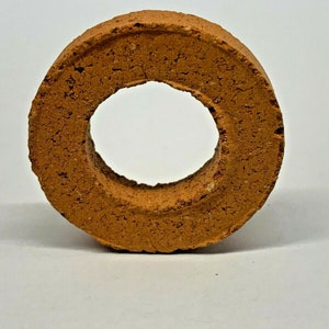 5 Terracotta Ceramic Plant Weight Ring For Aquarium Pond Plants 3.5cm X 3.5cm image 3