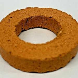 5 Terracotta Ceramic Plant Weight Ring For Aquarium Pond Plants 3.5cm X 3.5cm image 1