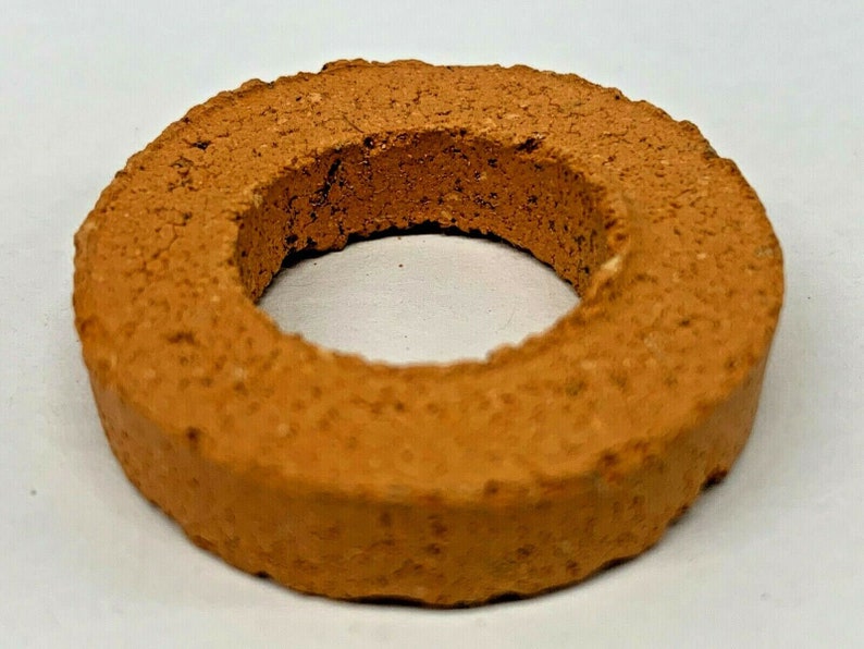 5 Terracotta Ceramic Plant Weight Ring For Aquarium Pond Plants 3.5cm X 3.5cm image 1