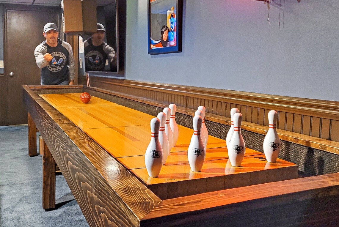 Tablebowl Premium Oversized Shuffleboard Bowling Set Etsy