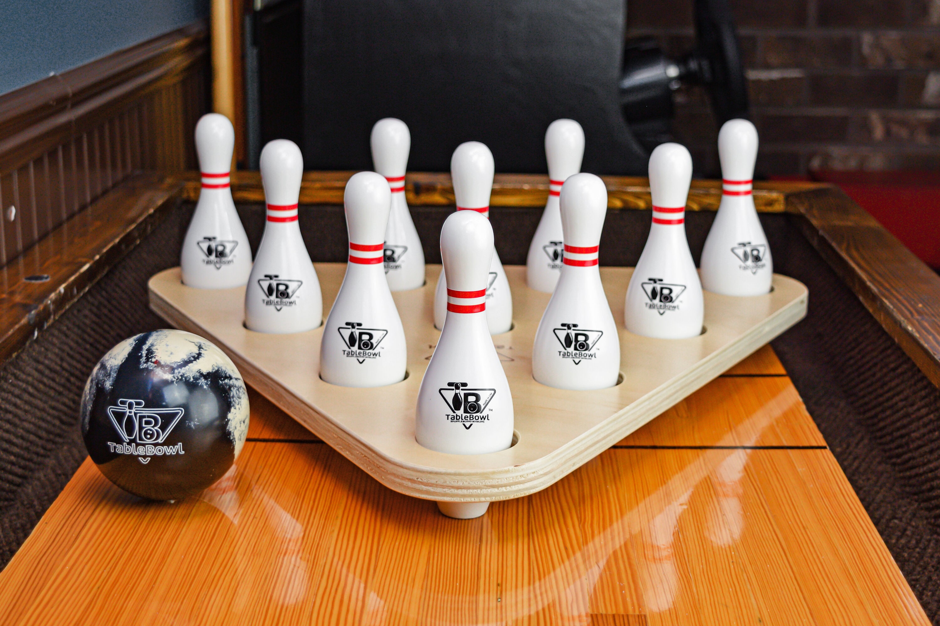 PAWNS Bowling Pin Shaped with Base and Die, Bowling Pin Shape Pawn