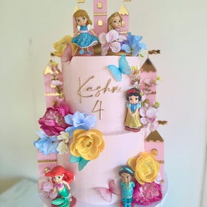 Topper na tort DISNEY MAGIC Castle / przyjęcie z księżniczkami Disneya