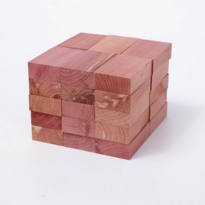 Aromatic Red Cedar Blocks 15 Pack Natural Moth Protection Untreated Red Cedar for Carve 2.8 x 2 x .74 image 2