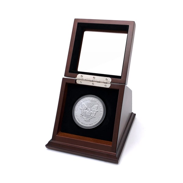 Chez Monett Challenge Coin Display Case 1.5 - 1.75 Inch Coin Holder