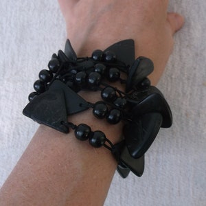 Triangle bead bracelet, costume jewelry, fashion bracelet