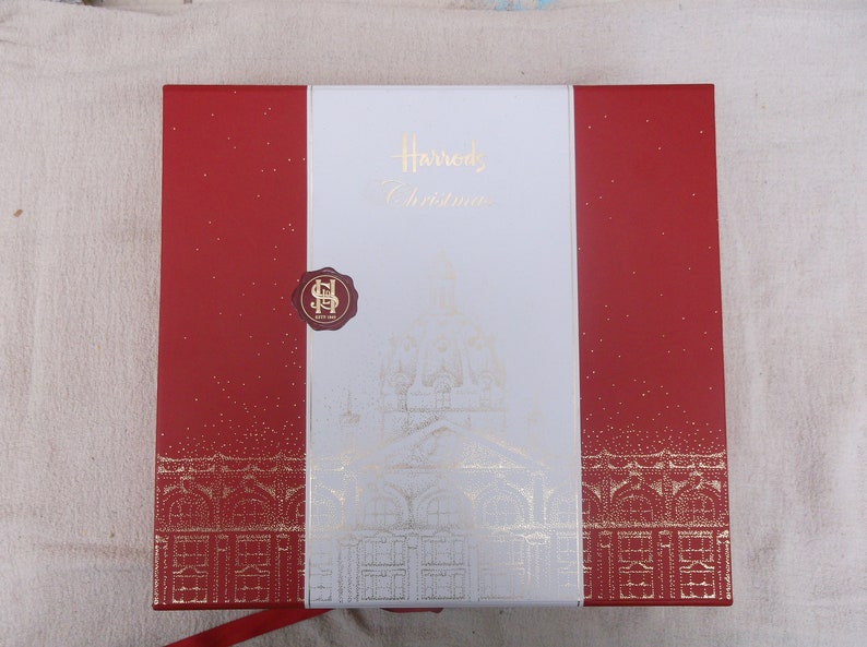 Fancy Box Harrods Box Christmas Box Decorative Cardboard Etsy