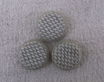 Vintage buttons, fabric buttons, cloth covered buttons