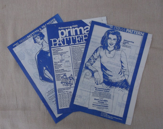 Prima Patterns, Sewing Transfers, Vintage Clothing Patterns, Sewing ...