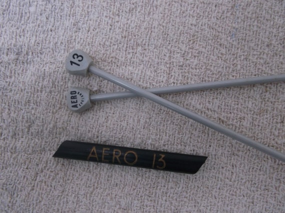 Aero Knitting Needles, Size 13, 2.25 Mm, Metal Knitting Pins 
