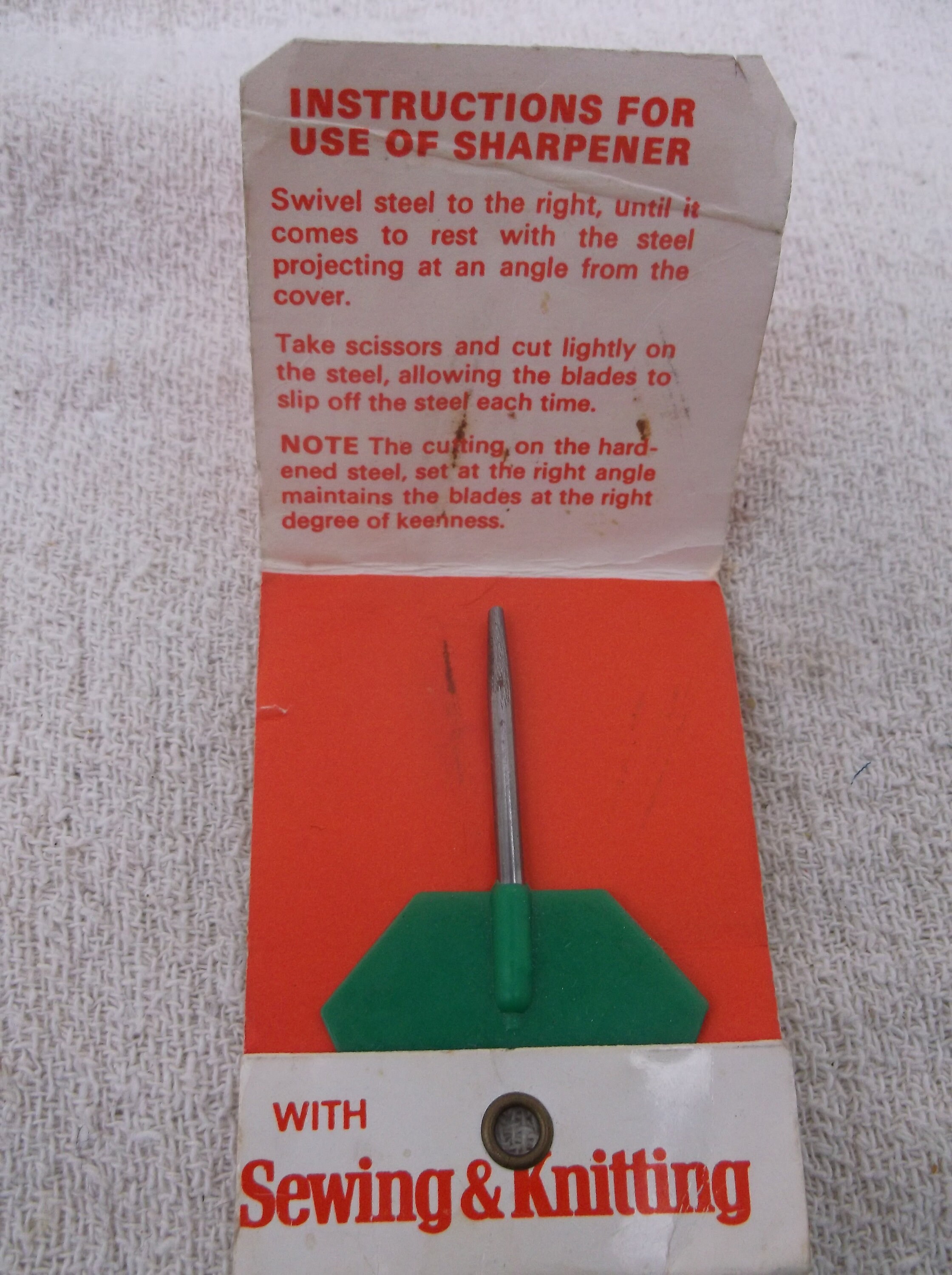 Vintage tool scissor sharpener sewing curio Etsy