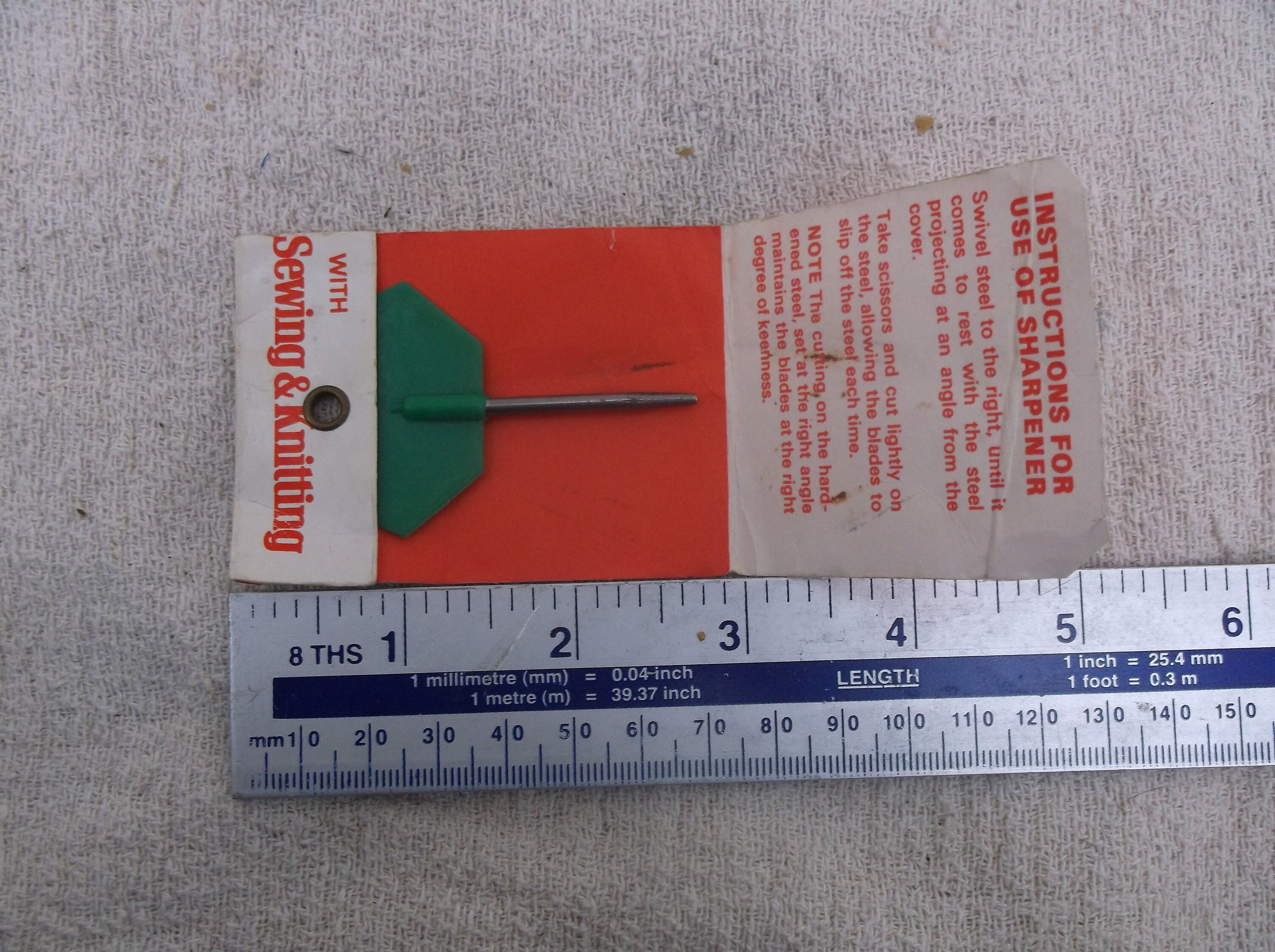 Vintage tool scissor sharpener sewing curio Etsy