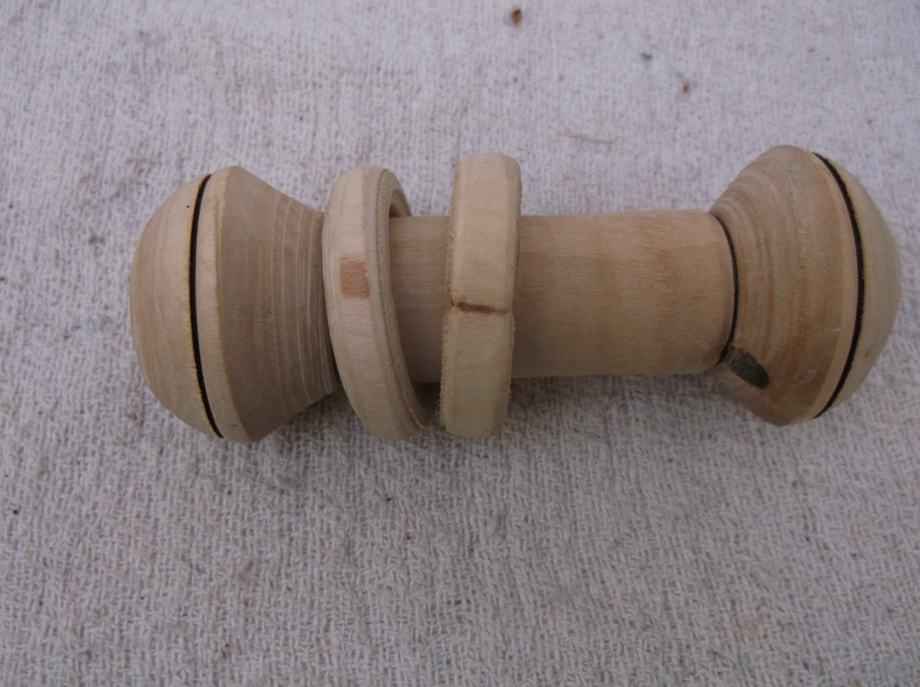 Wooden Rings Captive Rings Pole Lathe Turned Item Etsy