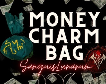 Money Drawing  Mojo Spell & Charm Bag - Propserity ritual, abundance charm, money magick