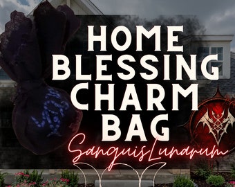 Home Blessing Mojo Spell & Charm Bag - Home Protection, House Negativity Barrier, Family Safety Ritual