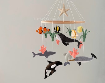Fish Baby Mobile Etsy