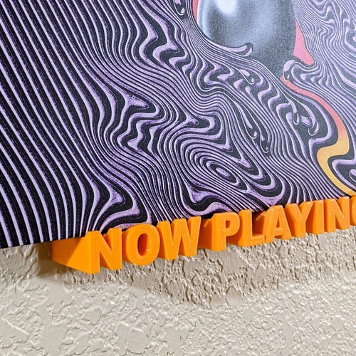 Now Playing Wall Mounted Vinyl Record Display Shelf for Your Etsy