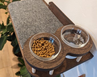 Cat feeder shelf || wall mounted shelf for large cats