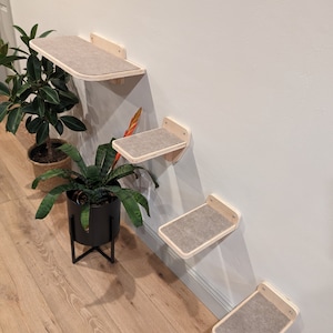 Cat wall bed, Cat shelf, Cat platform, Cat furniture cat bed steps image 2