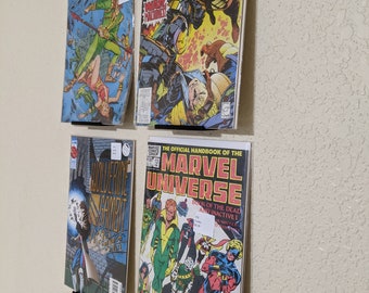 Comic Book Wall Mount Display Shelf