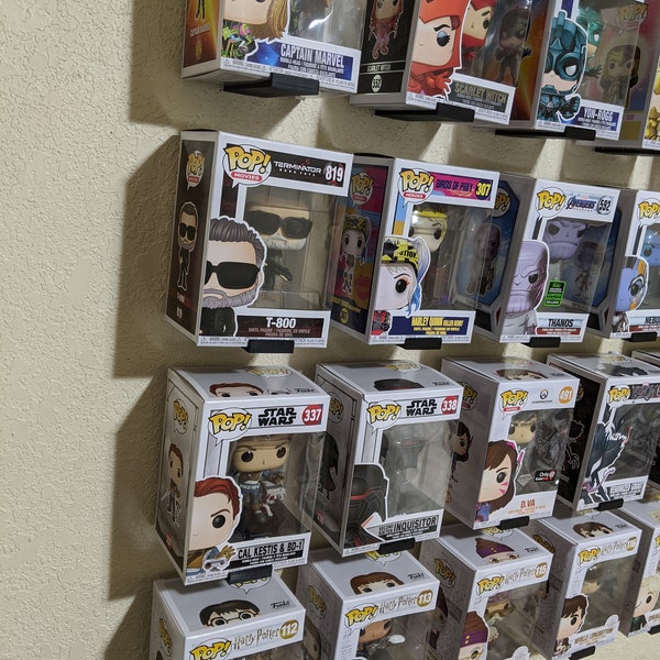 Funko Pop Box wandmontage displayplank