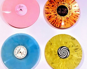 Estante para discos de vinilo desnudo / Exhibición de montaje en pared para álbumes