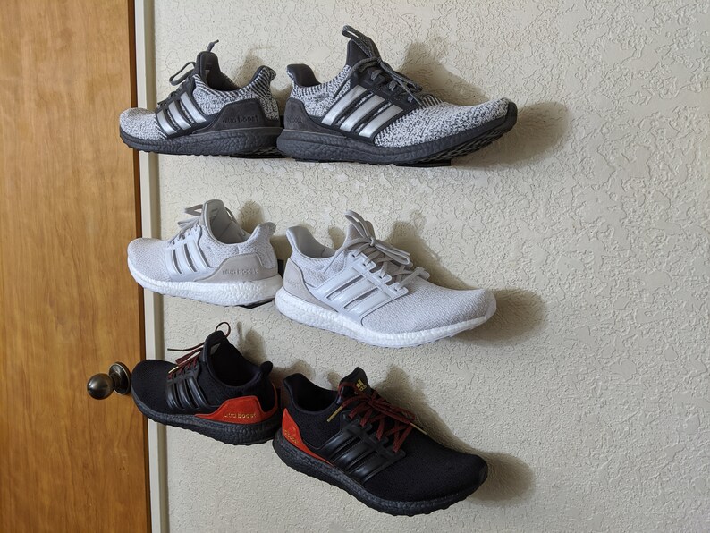 Floating Shoe Wall Mount Sneaker Shelf Shoe Display Etsy