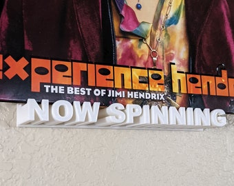 Now Spinning Wall Mounted Vinyl Record Display || Album Shelf