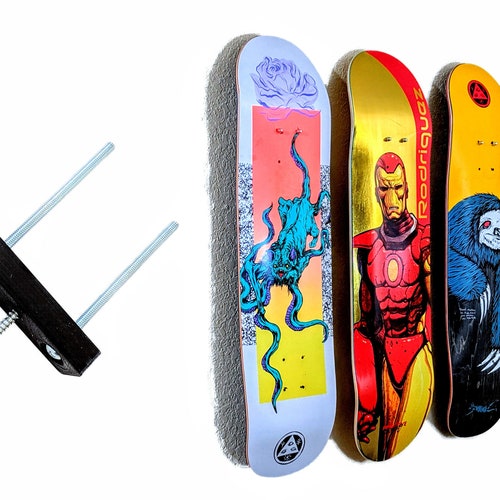 Skateboard Deck Display Floating Wall Mount Etsy