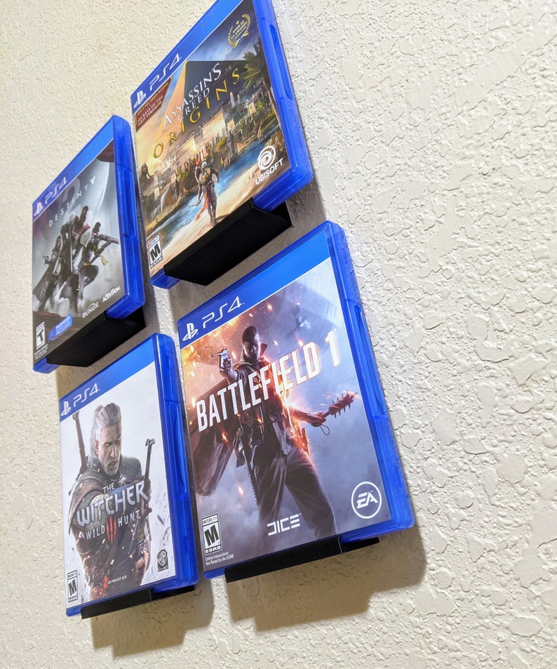PS4 Game Mount Floating shelf for video games Playstation Etsy