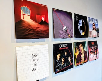 Vinyl Record Shelf | Album Wall Mount Display