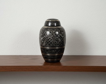 Handmade Aluminum Cremation Urn – Custom Memorial Keepsake