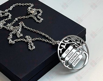 Personalized Family Tree Name Necklace,Custom Family Name Necklace, Tree of Life Necklace, Birthday Gift, Gift for Mom