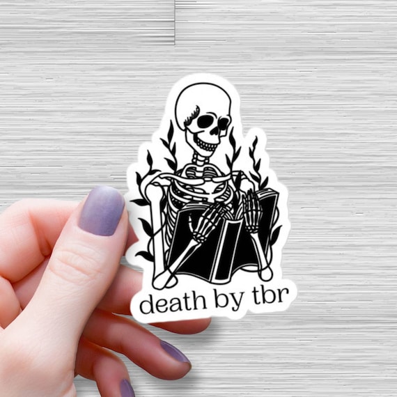 Book Club Funny Gifts Skull Book Sleeve Sarcastic Skeleton Book