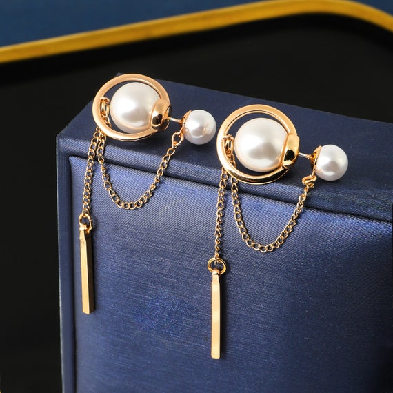 Pearl drop 2024 earring jackets