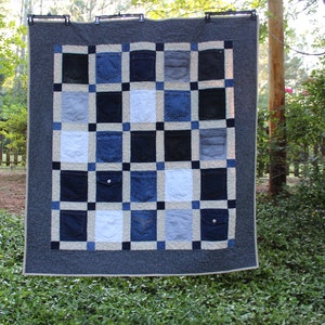 Memory Quilt Made From Your Love One's Clothing Keepsake - Etsy