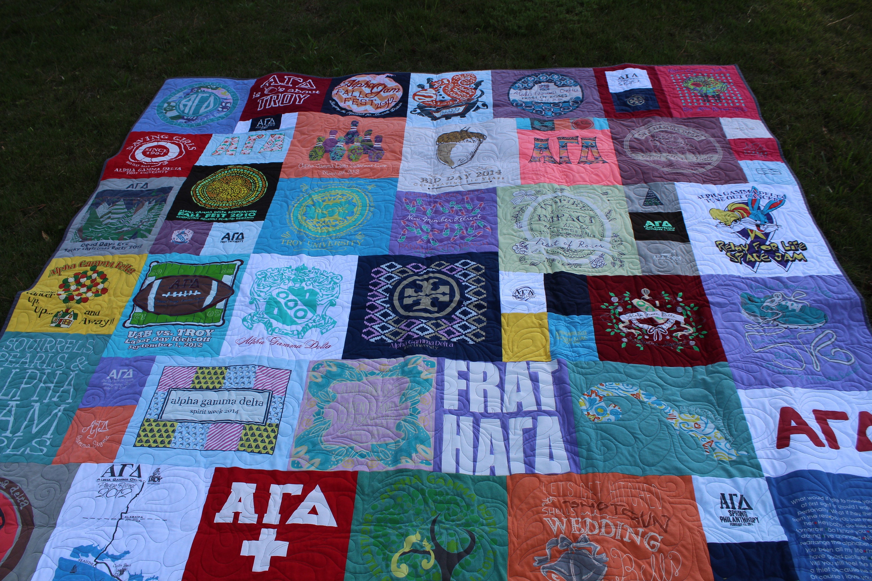 Collage TShirt Quilt Mosaic tshirt quilt Quilts Etsy