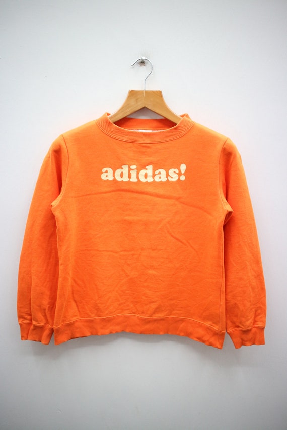 orange adidas pullover