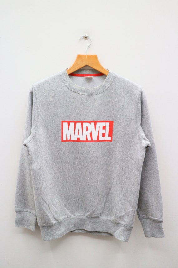 marvel logo sweater