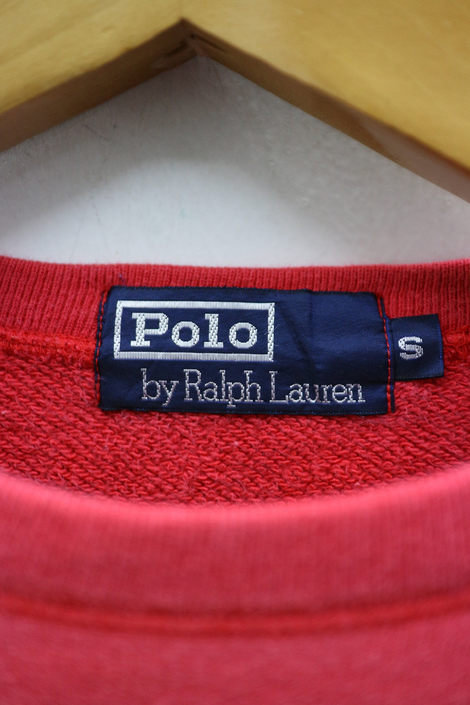 Vintage POLO By Ralph Lauren Designer Small Logo Red Pullover | Etsy