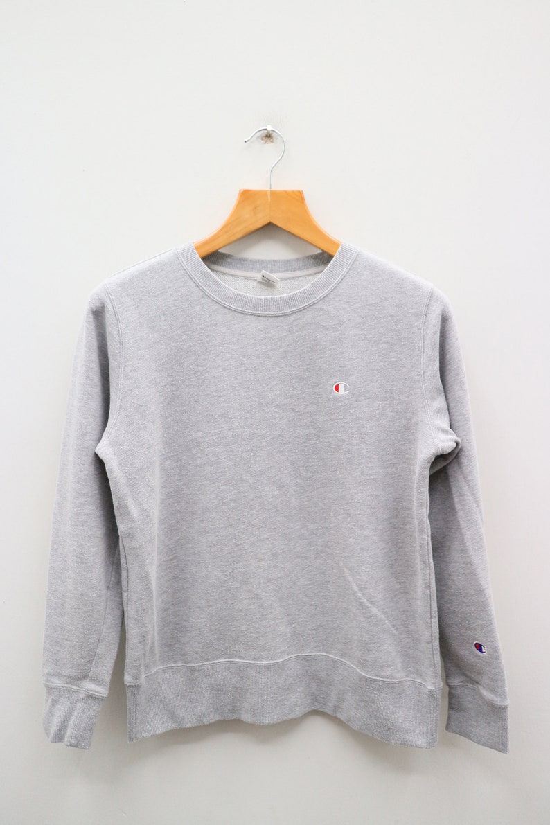 Logo Sportswear Gray Pullover Sweater 