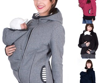 men's baby carrier hoodie
