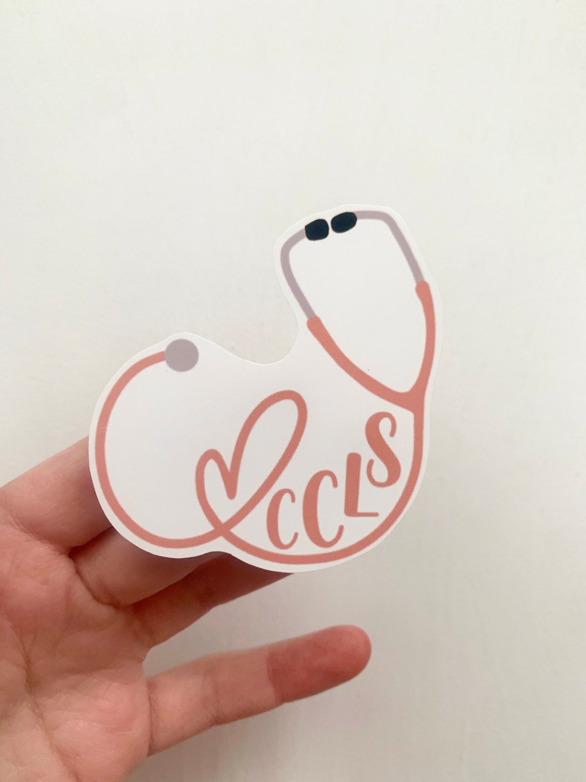 CCLS Stethoscope Stickerchild Life Specialistgiftscertified Etsy