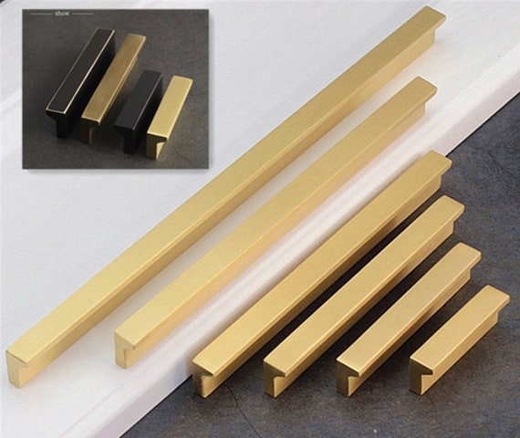 Solid Brass Dresser Drawer Pulls Knobs Kitchen Door Cabinet - Solid Brass Kitchen Cupboard Handles Solid Brass Dresser Drawer Pulls Knobs Kitchen Door Cabinet - Solid Brass Kitchen Cupboard Handles