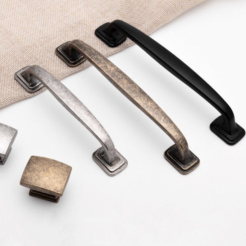 3.75/'/' 5/'/' Antique Silver Cabinet Pulls Ancient Dresser Drawer Pulls Knobs Cupboard Door Knobs Handles Kitchen Hardware Pulls 96 128 mm