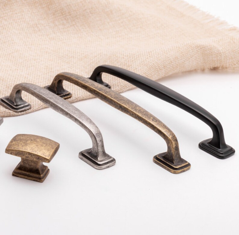 3.75/'/' 5/'/' Antique Silver Cabinet Pulls Ancient Dresser Drawer Pulls Knobs Cupboard Door Knobs Handles Kitchen Hardware Pulls 96 128 mm