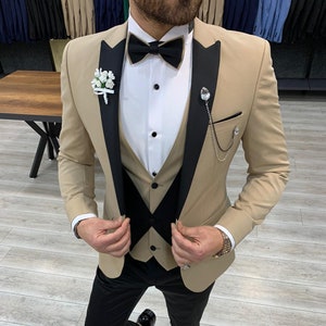 Men Suits Groom Suit 3 Piece Suits Prom Suits Slim Fit | Etsy