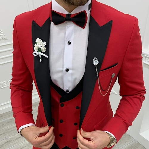 Men Suits Wedding Suit 3 Piece Suits Prom Suits Slim - Etsy