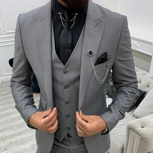 Men Suits Wedding Suit 3 Piece Suits Prom Suits Slim - Etsy